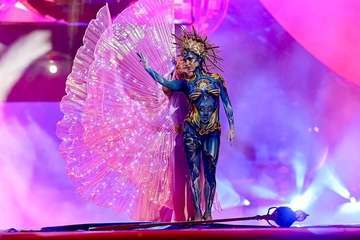 Tapicería Peñate, de Telde, se lleva el tercer premio del concurso de Maquillaje Corporal de 'Studio 54'/Lpcarnaval.